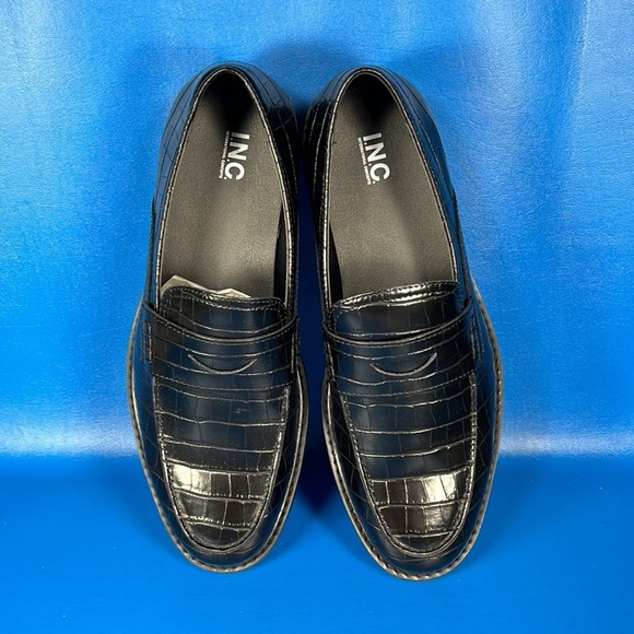 INC International Concepts - Black Croc Loafers - 11.5 - New in box - Picture 5 of 8